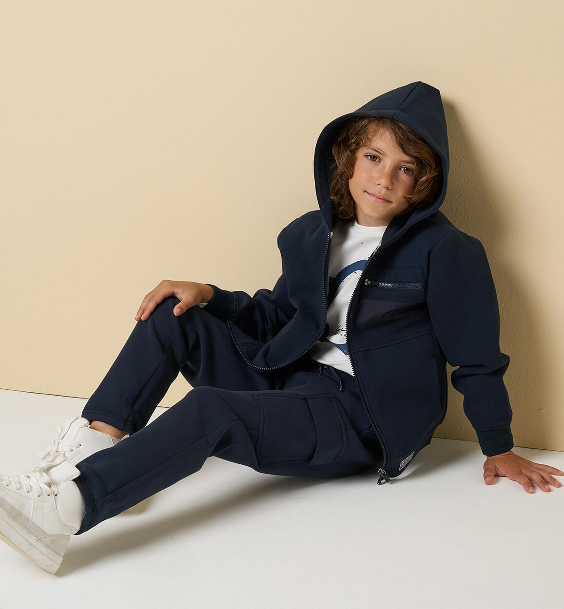 Pantaloni eleganti per ragazzo BLU iDO