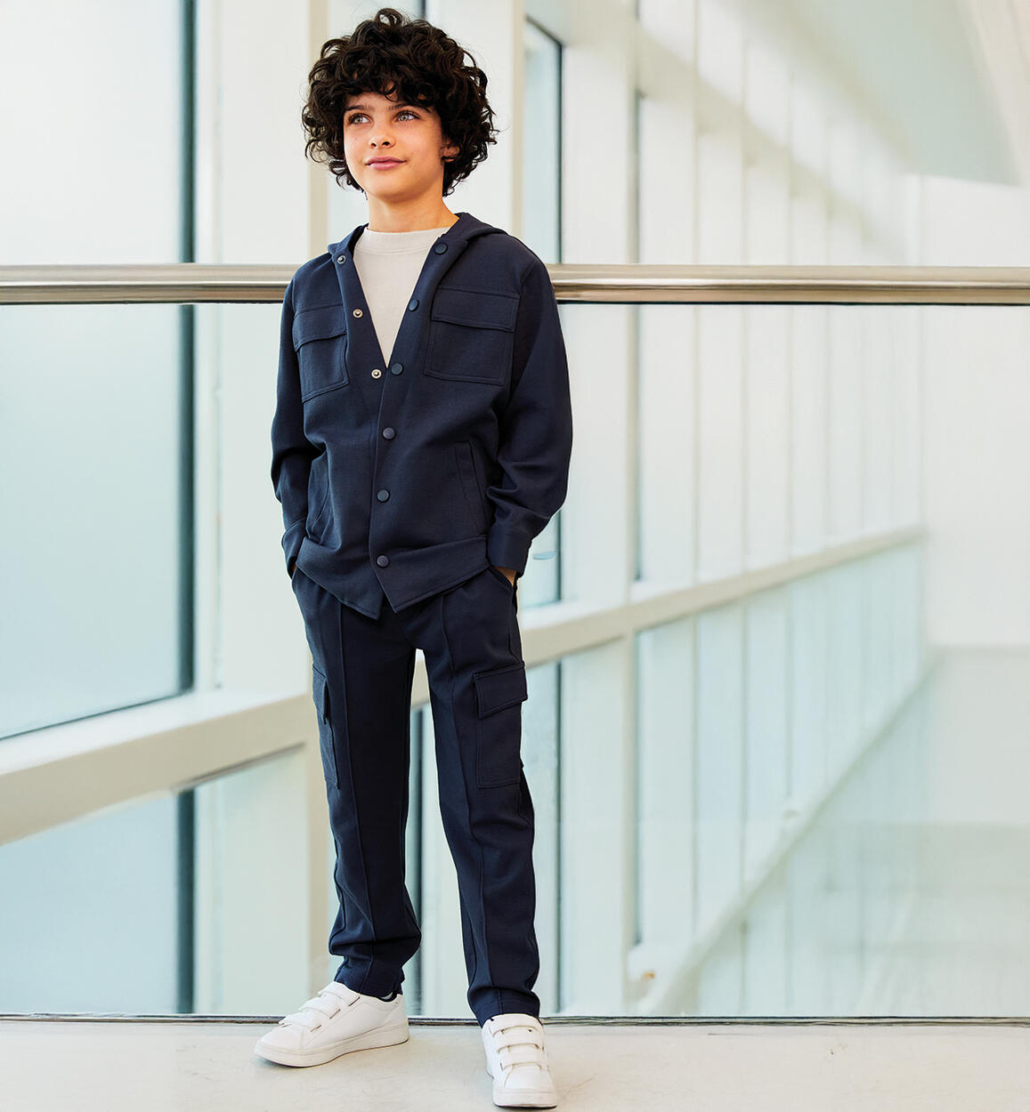 Pantaloni eleganti ragazzo  BLU iDO