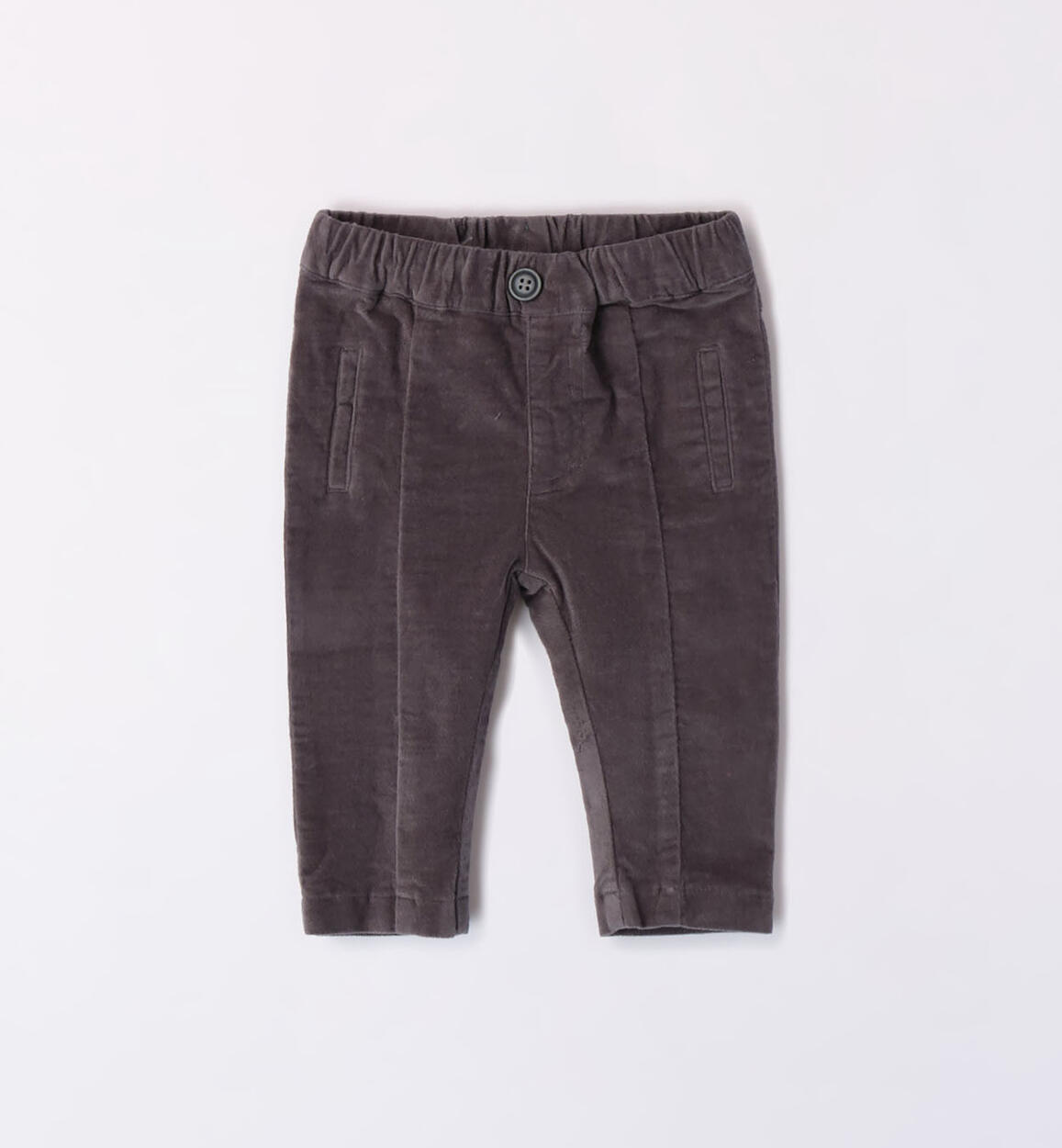 iDO velvet trousers for boys from 1 to 24 months GREY iDO