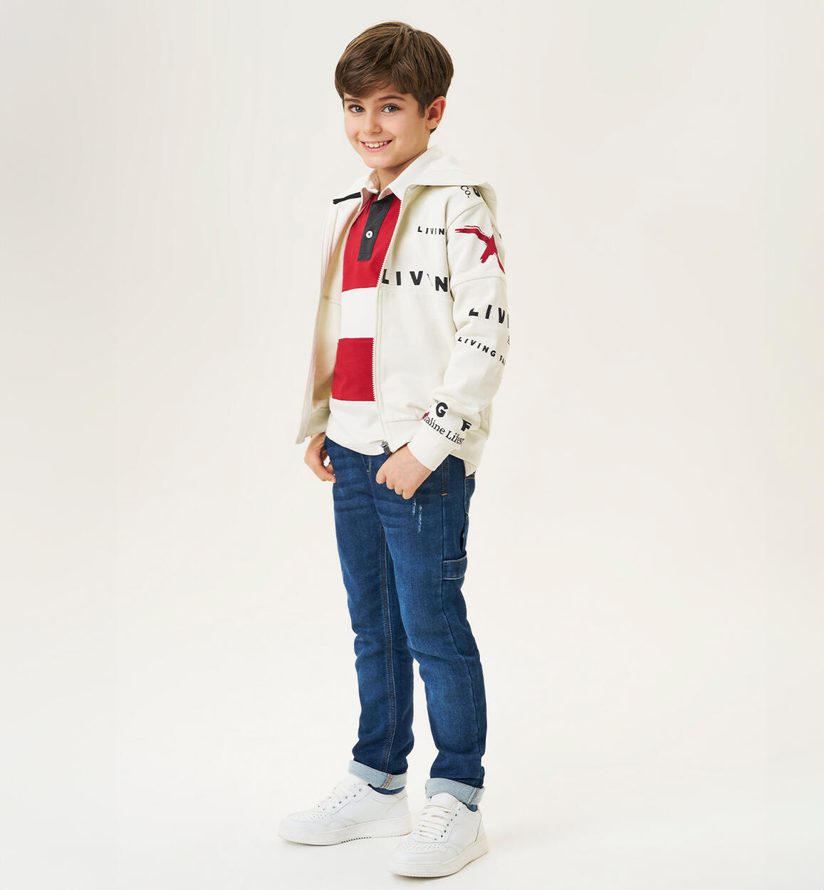 Pantaloni jeans ragazzo BLU iDO