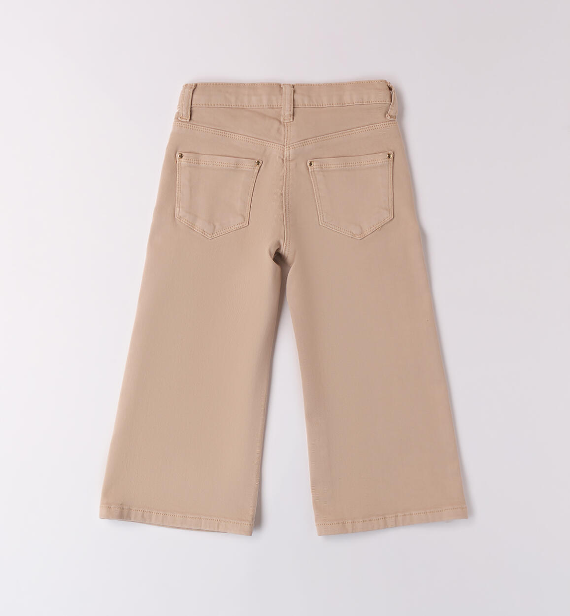 Pantaloni larghi da bambina BEIGE-0941 - 1584A61400