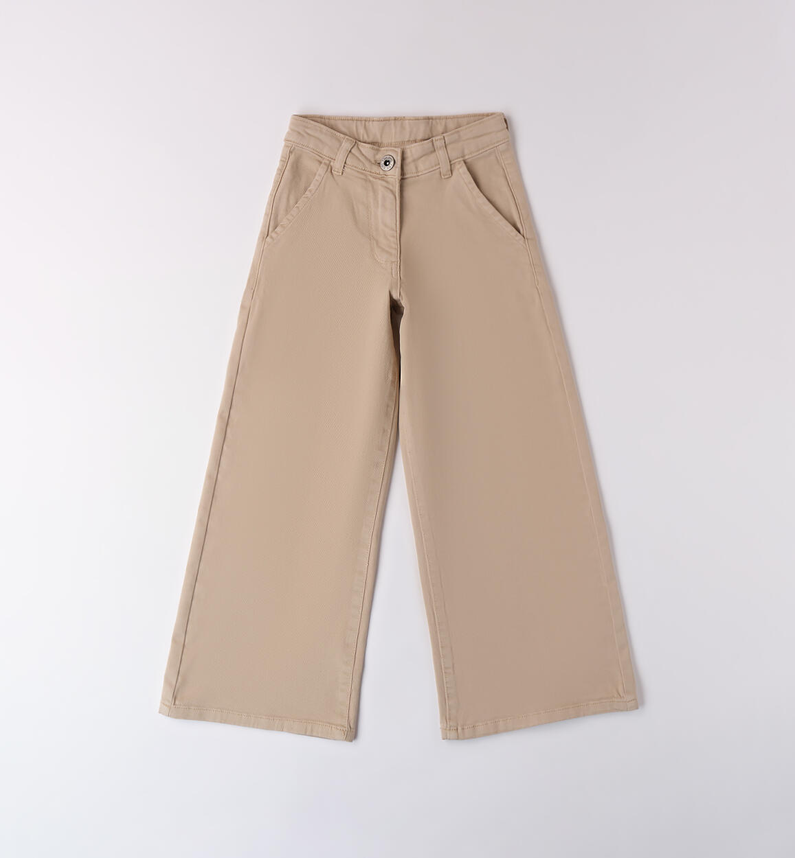 Pantaloni larghi da ragazza BEIGE iDO