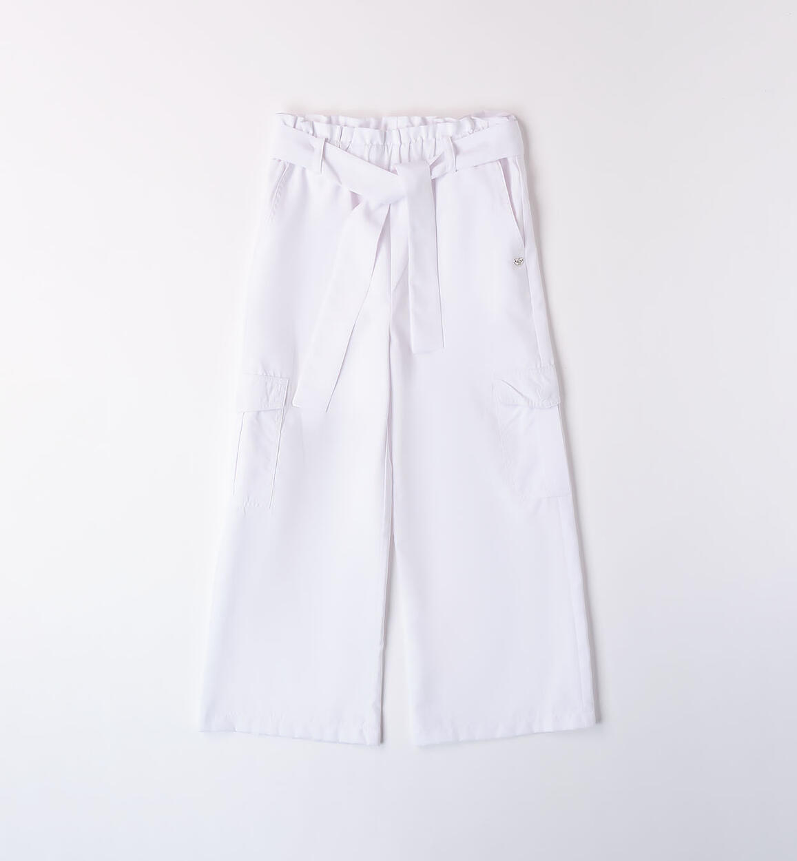 Pantaloni larghi ragazza BIANCO Sarabanda