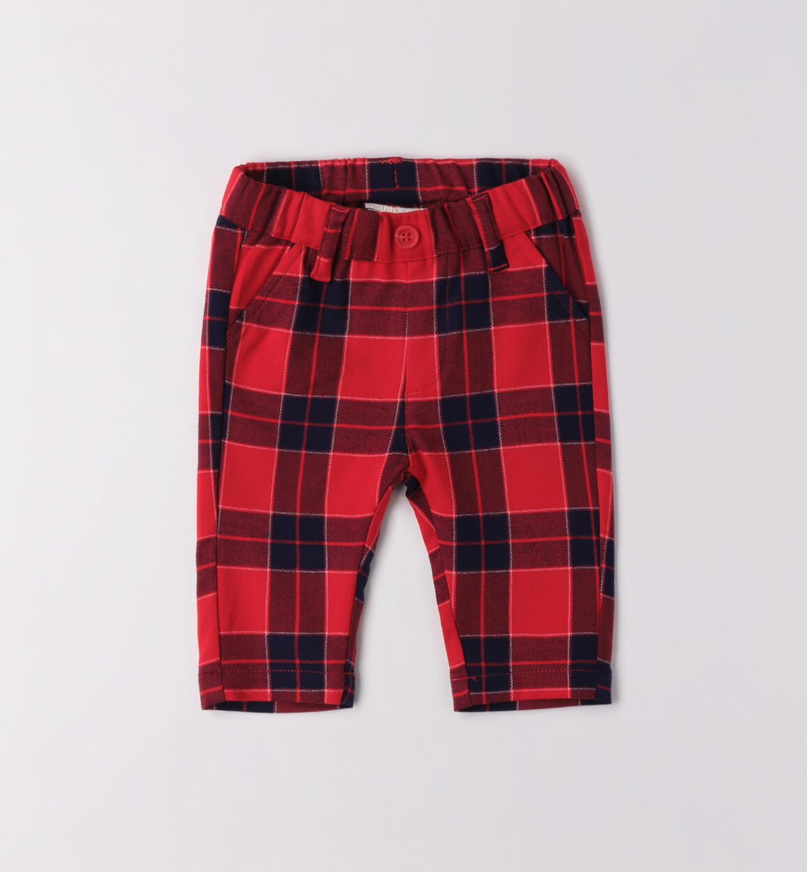 Pantaloni natalizi neonato ROSSO Minibanda