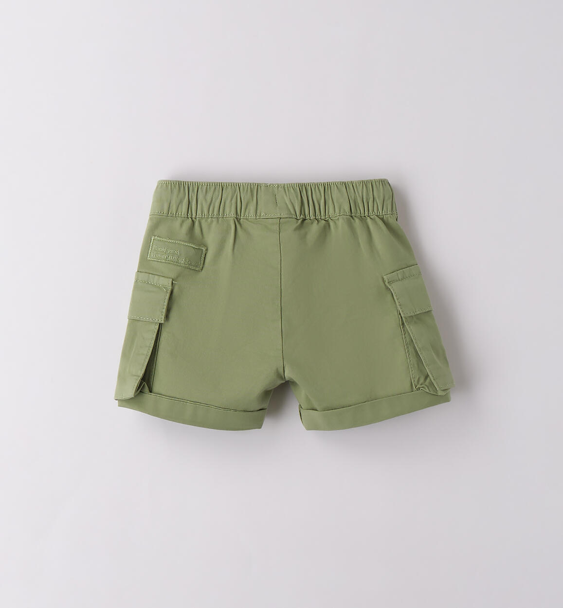 Pantaloni neonato corti VERDE OLIVA-4911 - 0234B17400