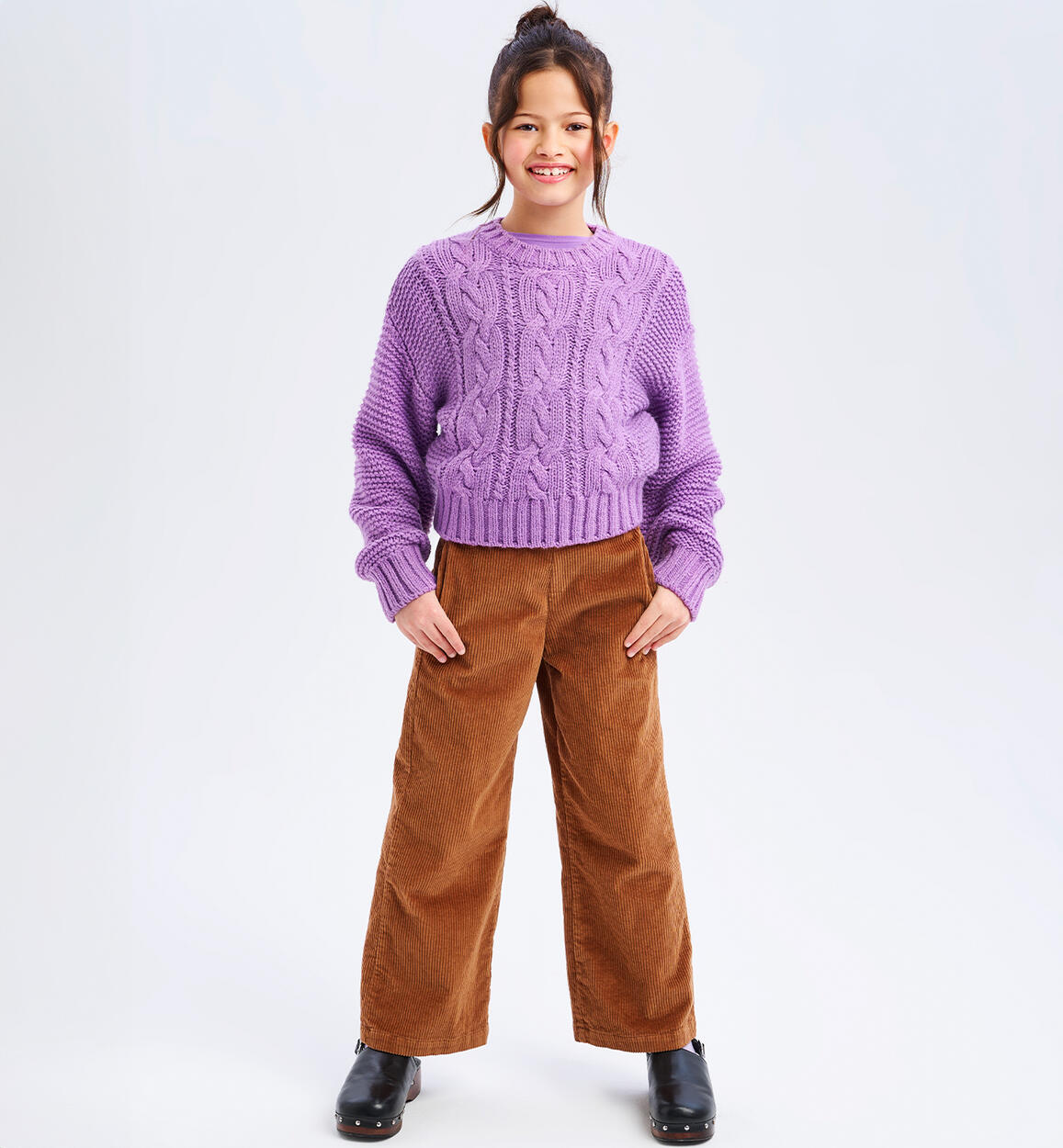 Pantaloni palazzo ragazza BEIGE Sarabanda