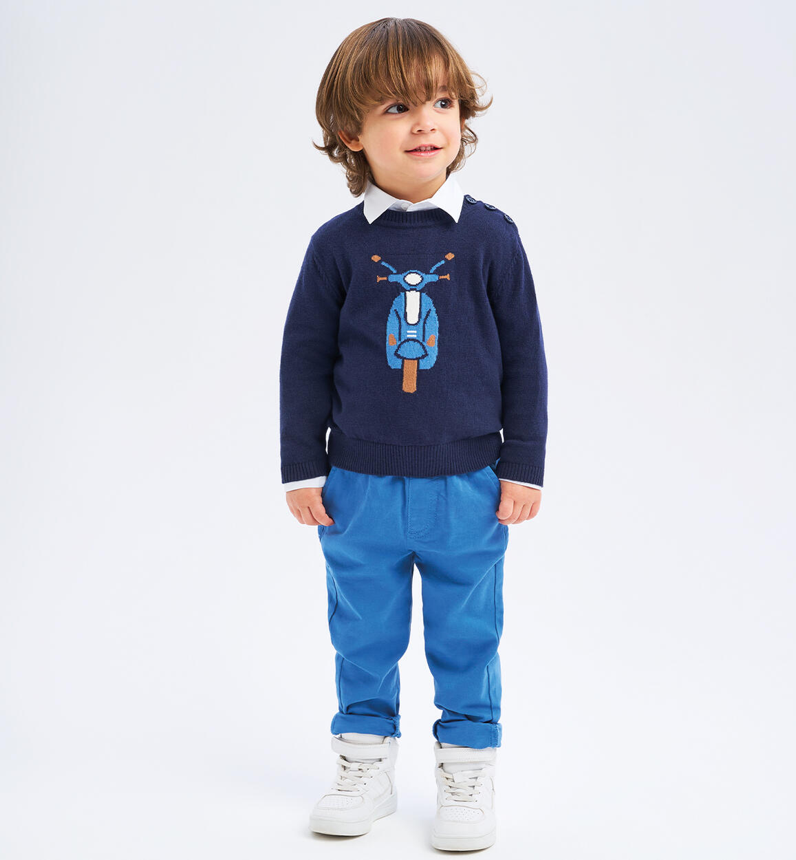Pantaloni per bambino BLU Sarabanda