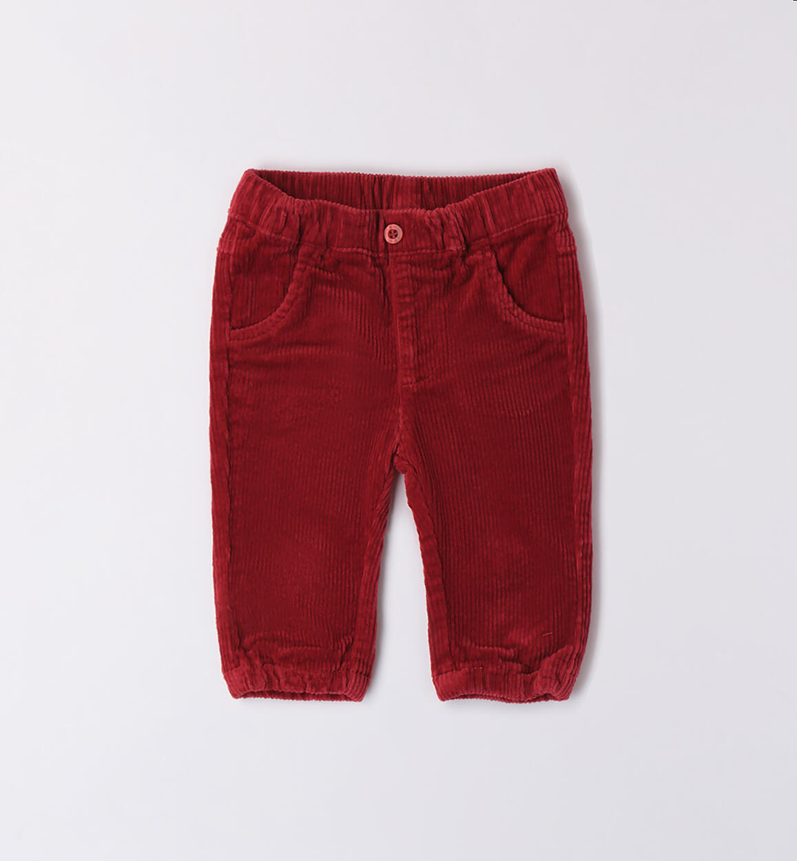 Pantaloni per bimbo ROSSO iDO