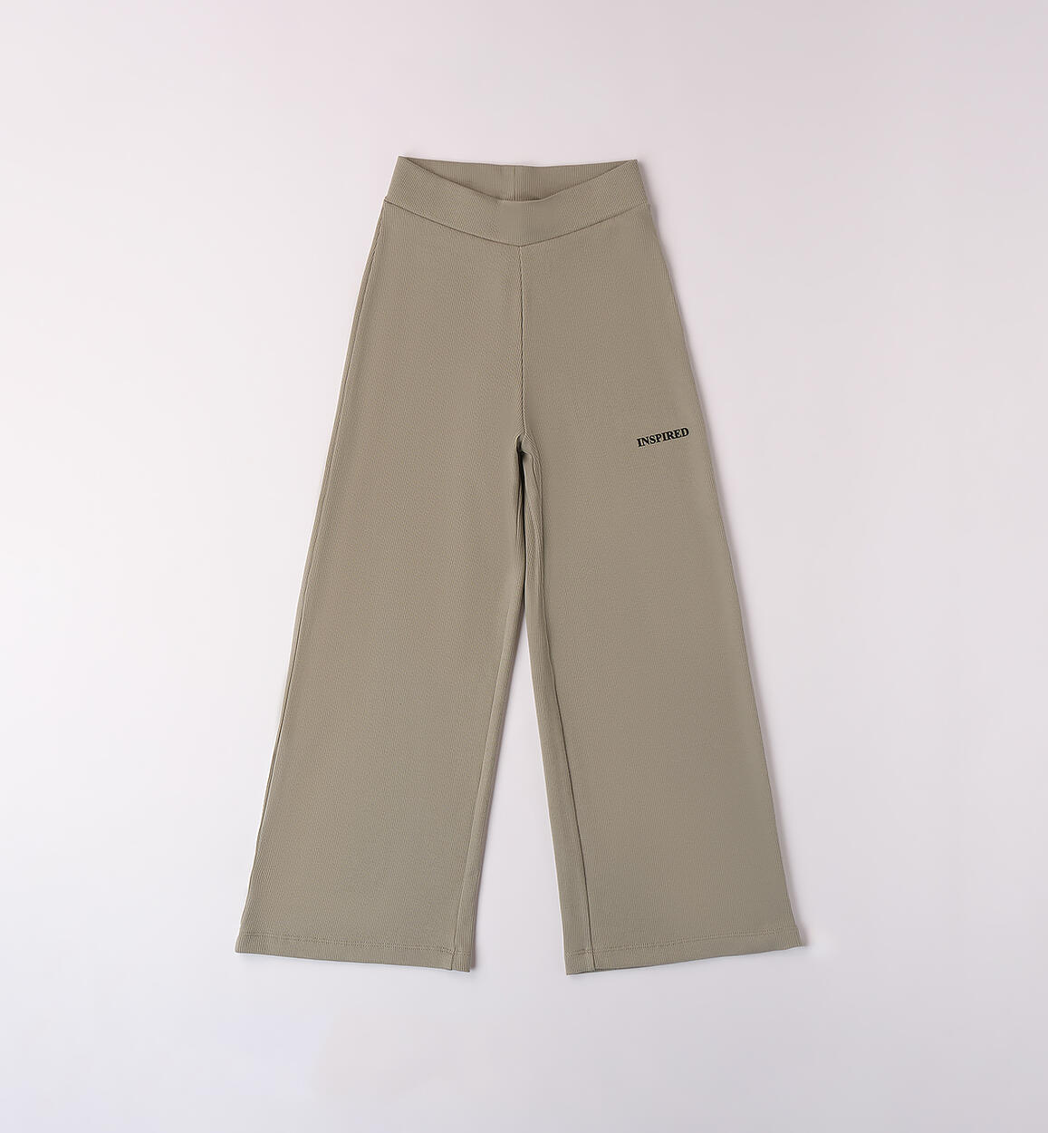 Pantaloni per ragazza larghi VERDE iDO