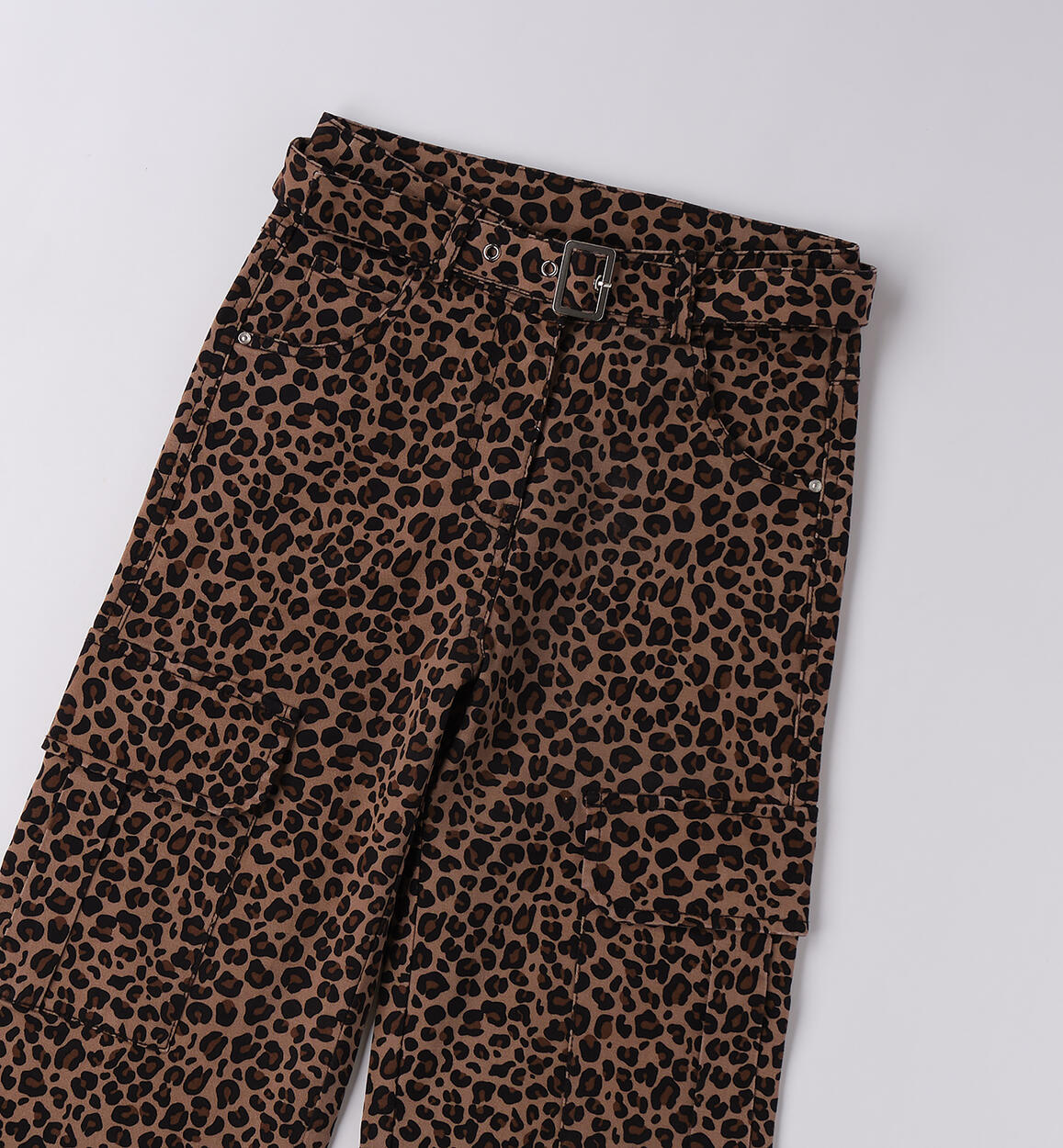 Pantaloni per ragazza MARRONE-NERO-6BRW - 2560F46300