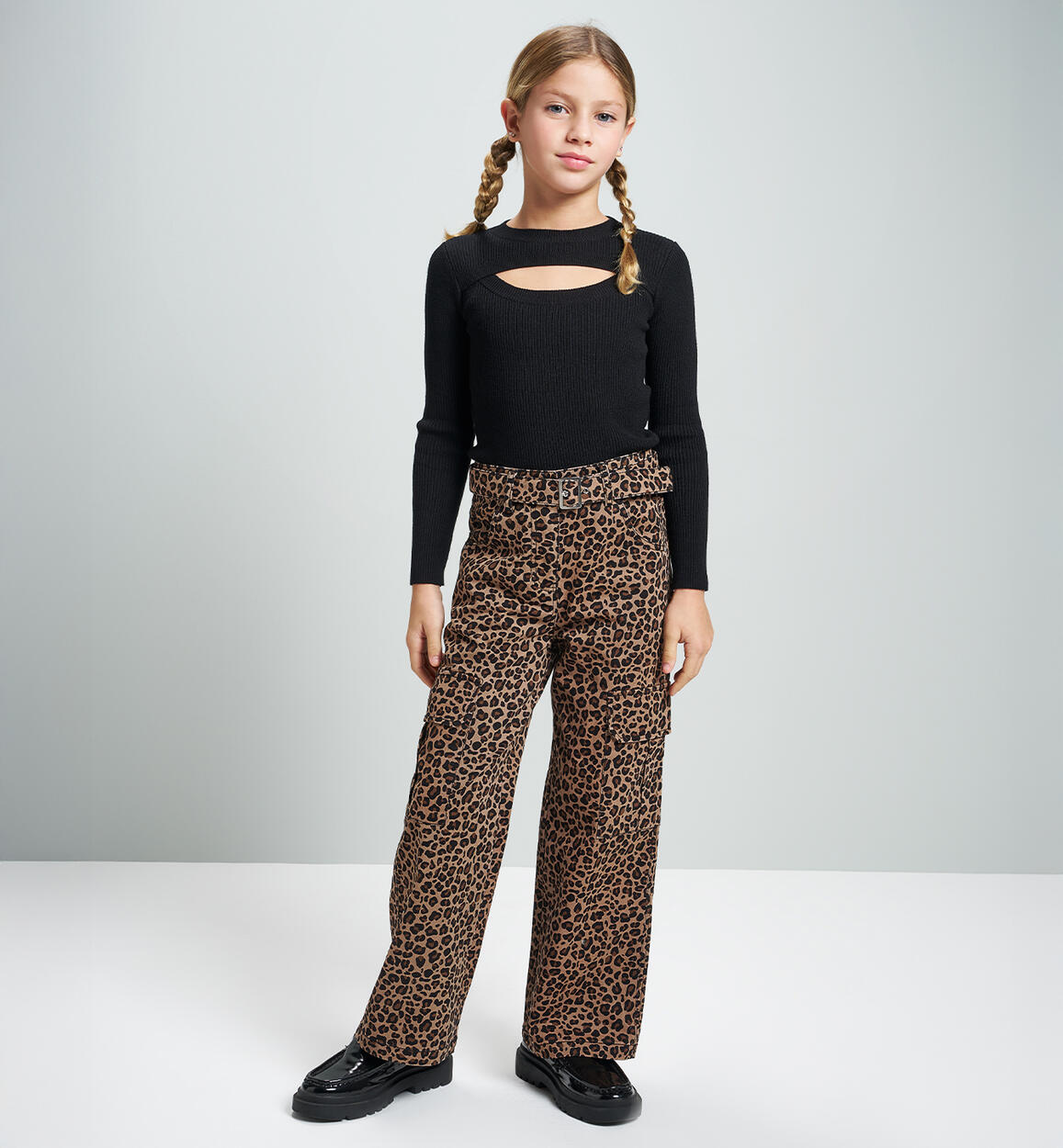 Pantaloni per ragazza MARRONE Sarabanda