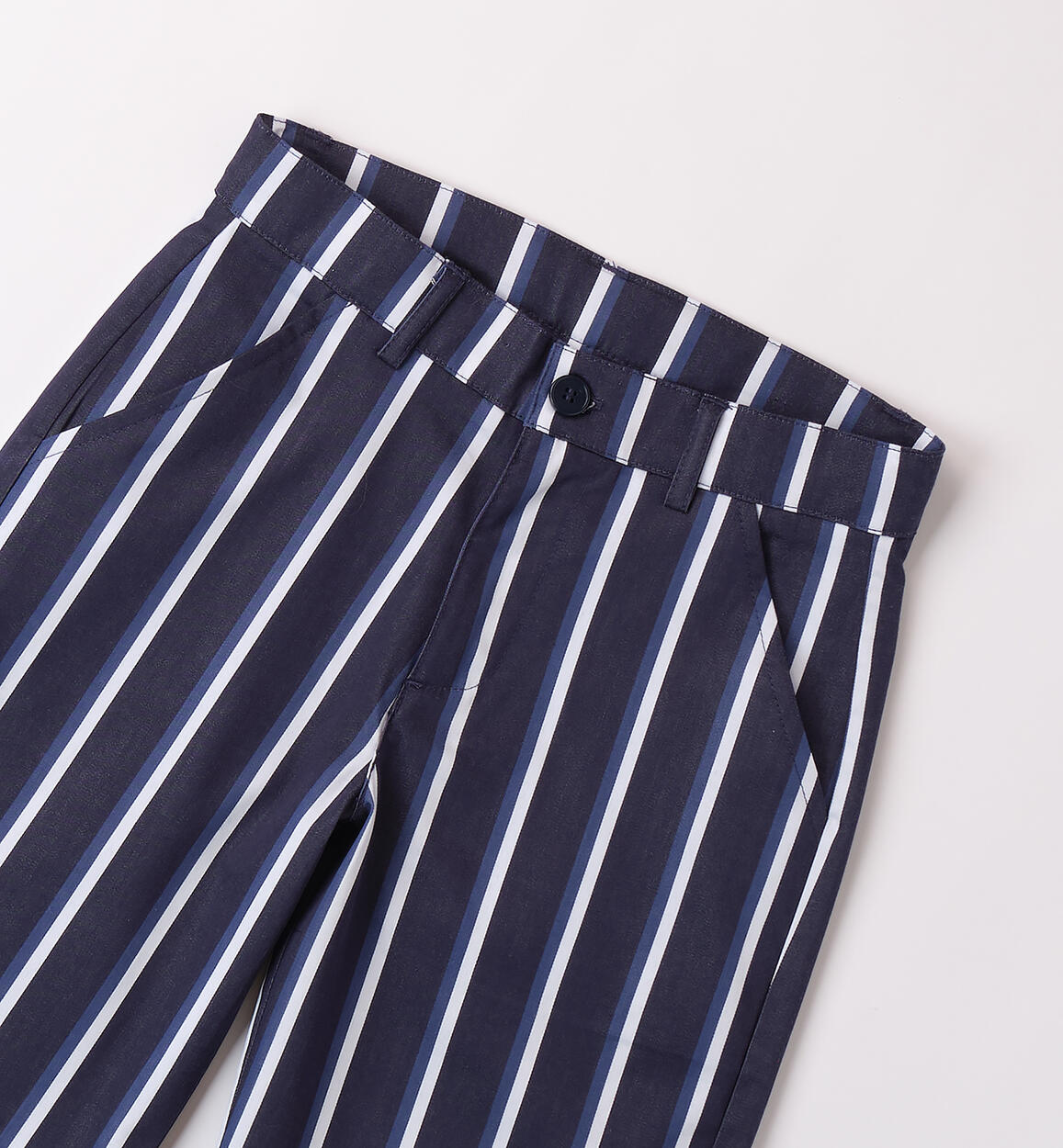 Pantaloni per ragazzo a righe NAVY-3854 - 2530B68300