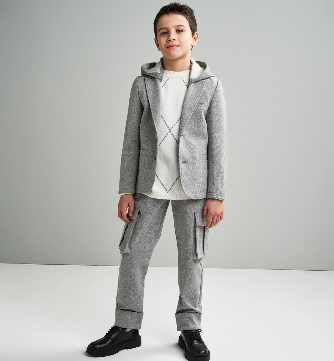 Pantaloni per ragazzo GRIGIO Sarabanda