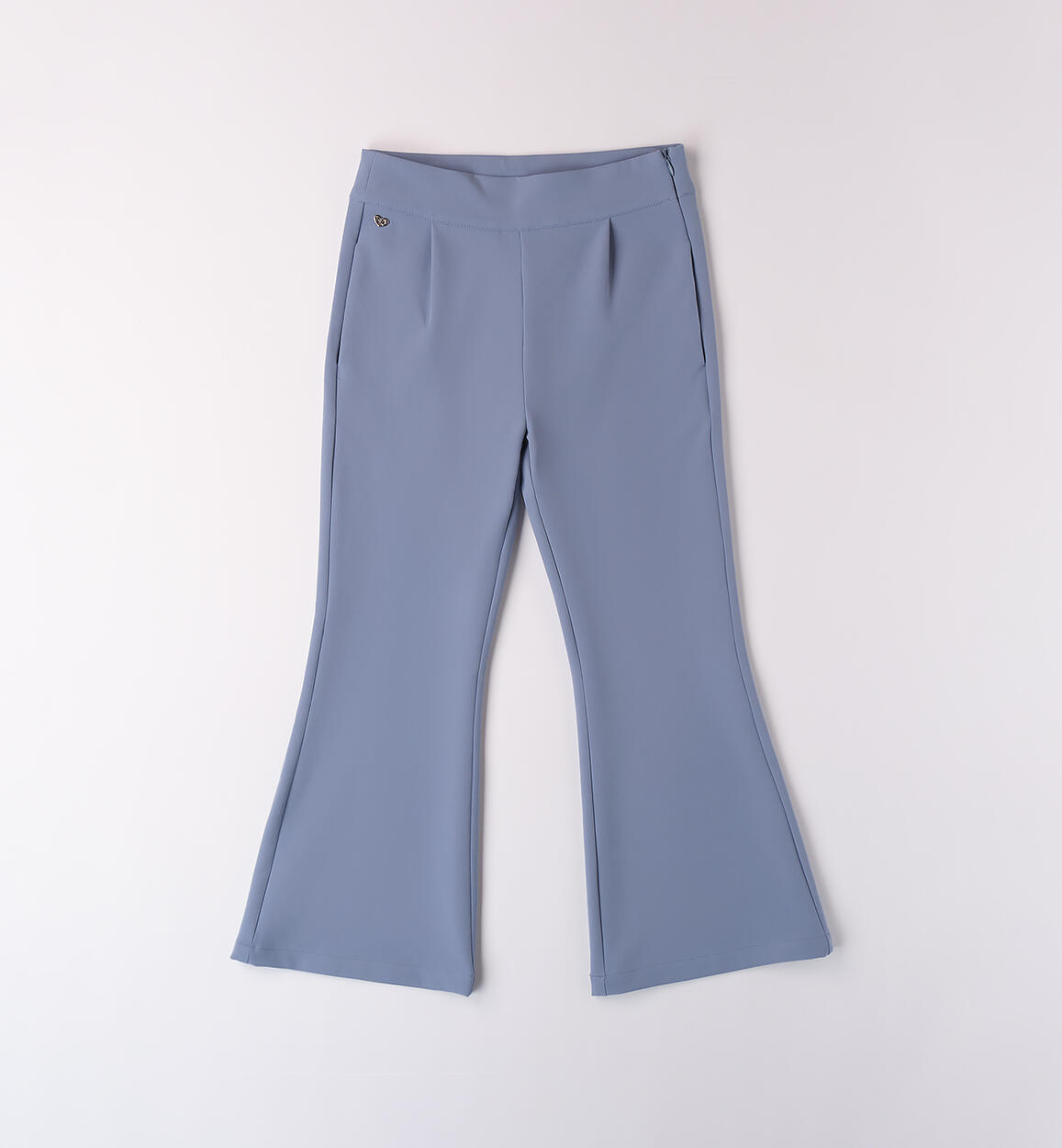 Pantaloni ragazza a zampa BLU Sarabanda