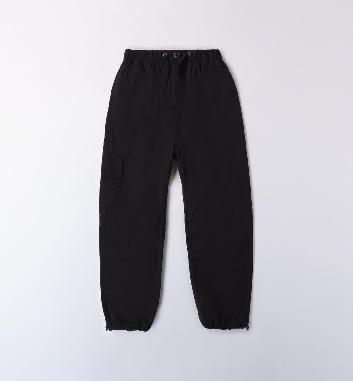Pantaloni ragazza larghi NERO iDO