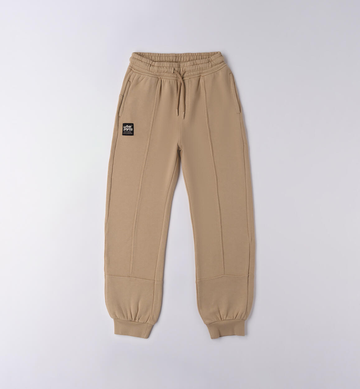 Pantaloni ragazzo 100% cotone BEIGE iDO