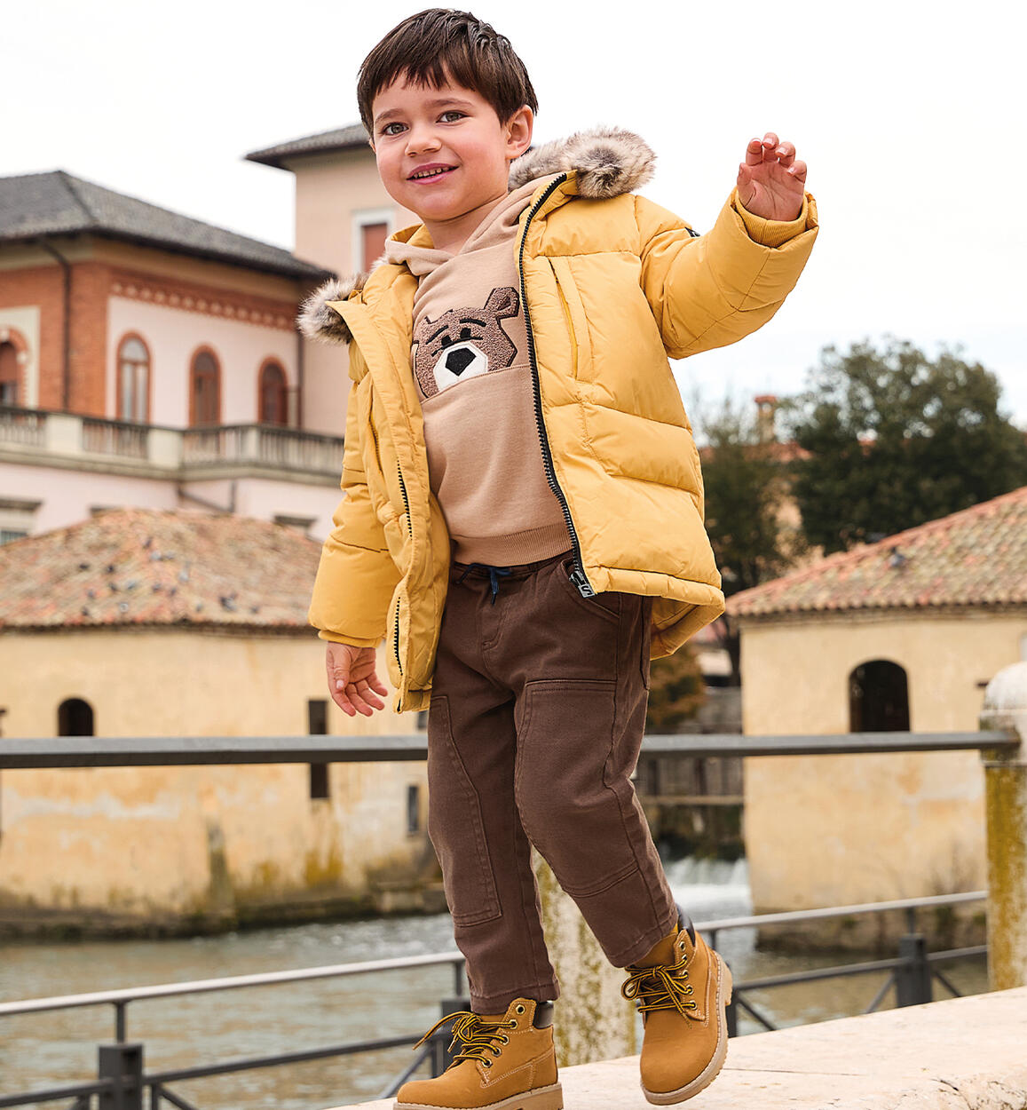Pantaloni Sarabanda da bambino MARRONE Sarabanda