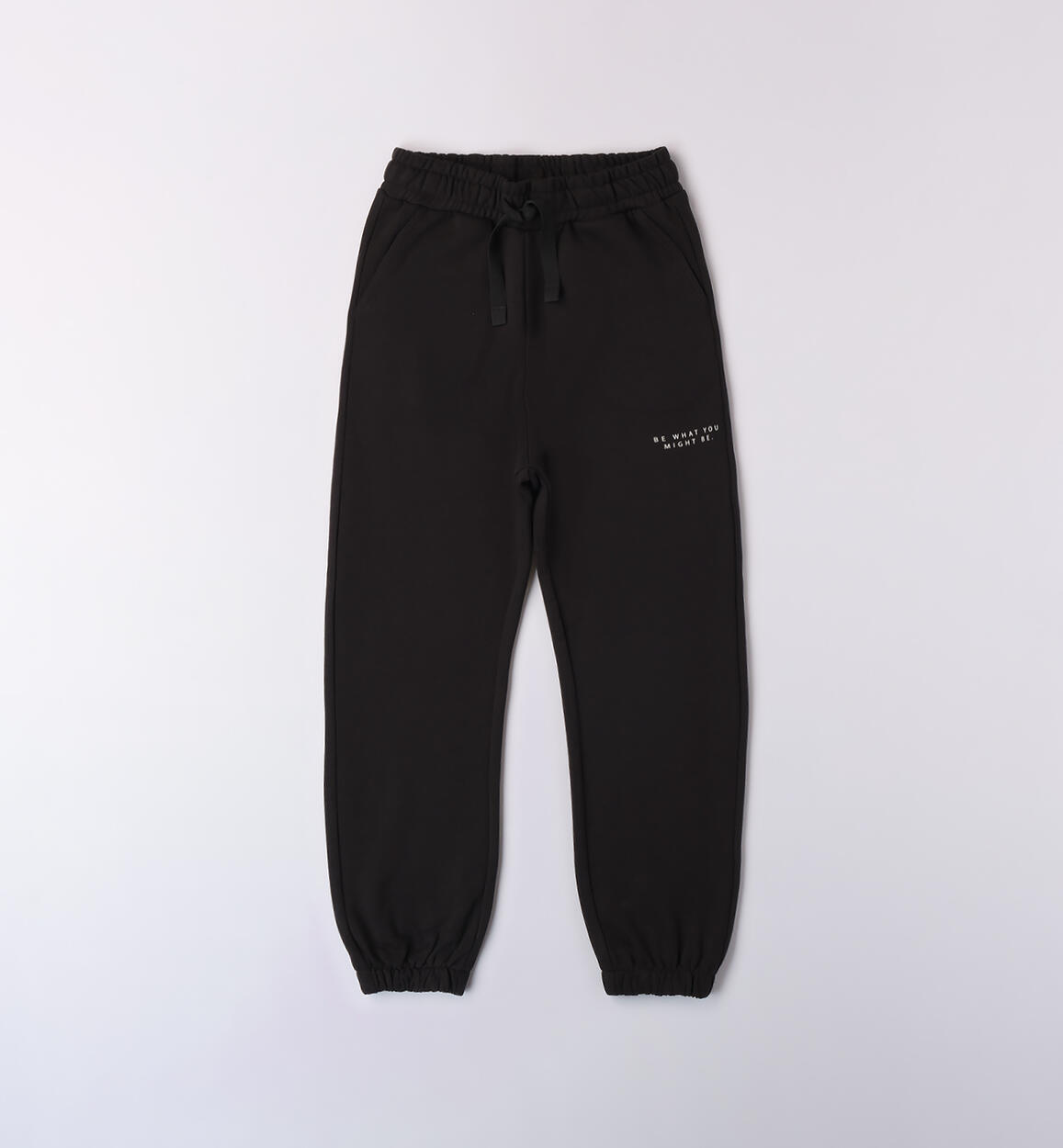 Pantaloni sportiva ragazza NERO iDO