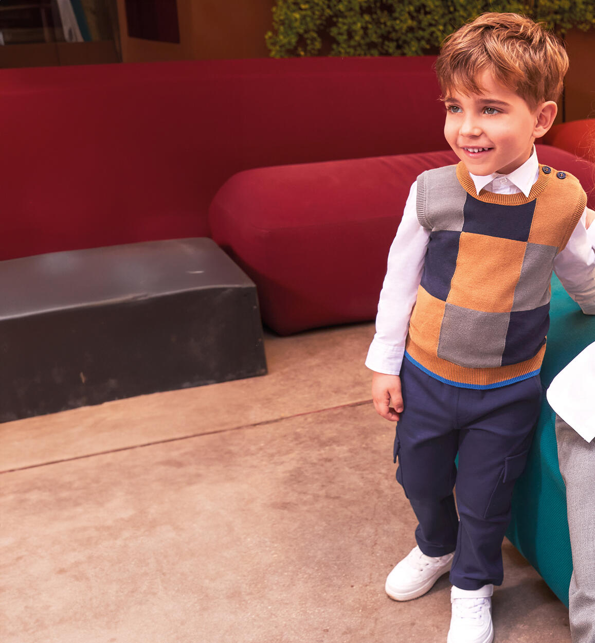 Pantaloni sportivi per bambino BLU iDO