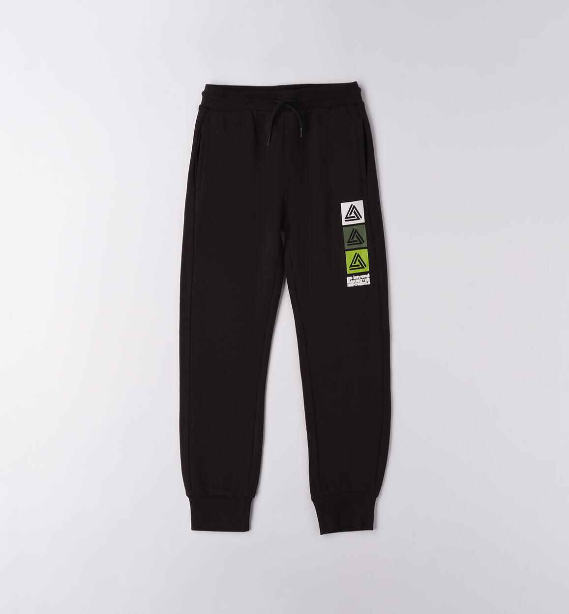 Pantaloni sportivi ragazzo NERO iDO