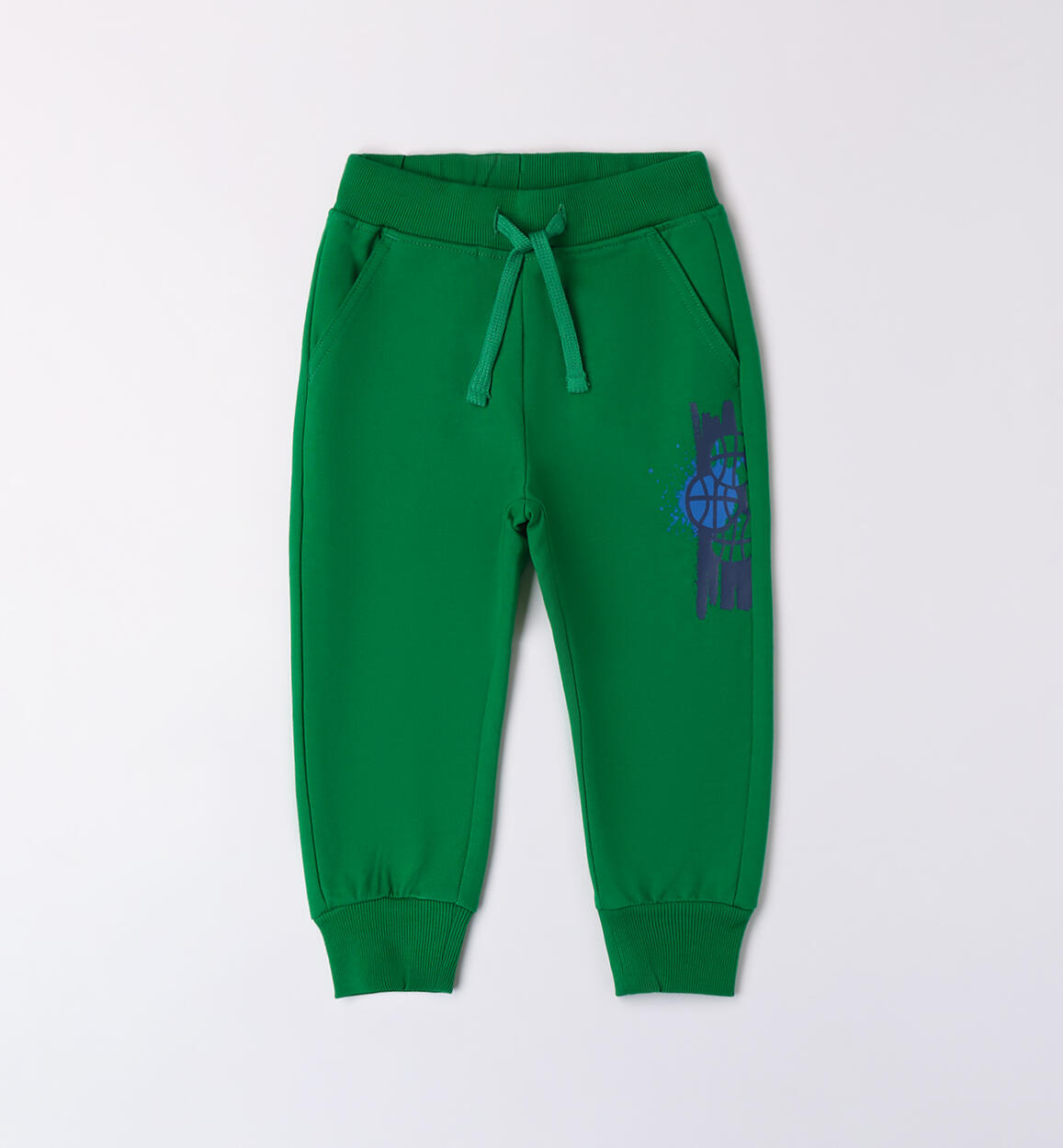 Pantaloni tuta bambino VERDE iDO