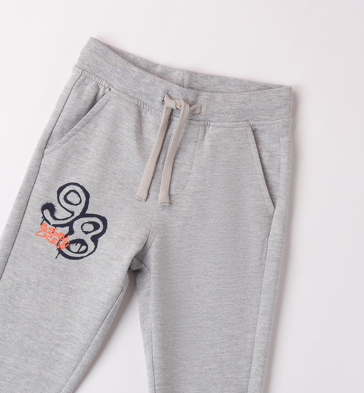 Pantaloni tuta bambino iDO GRIGIO MELANGE-8992 - 1224B28900