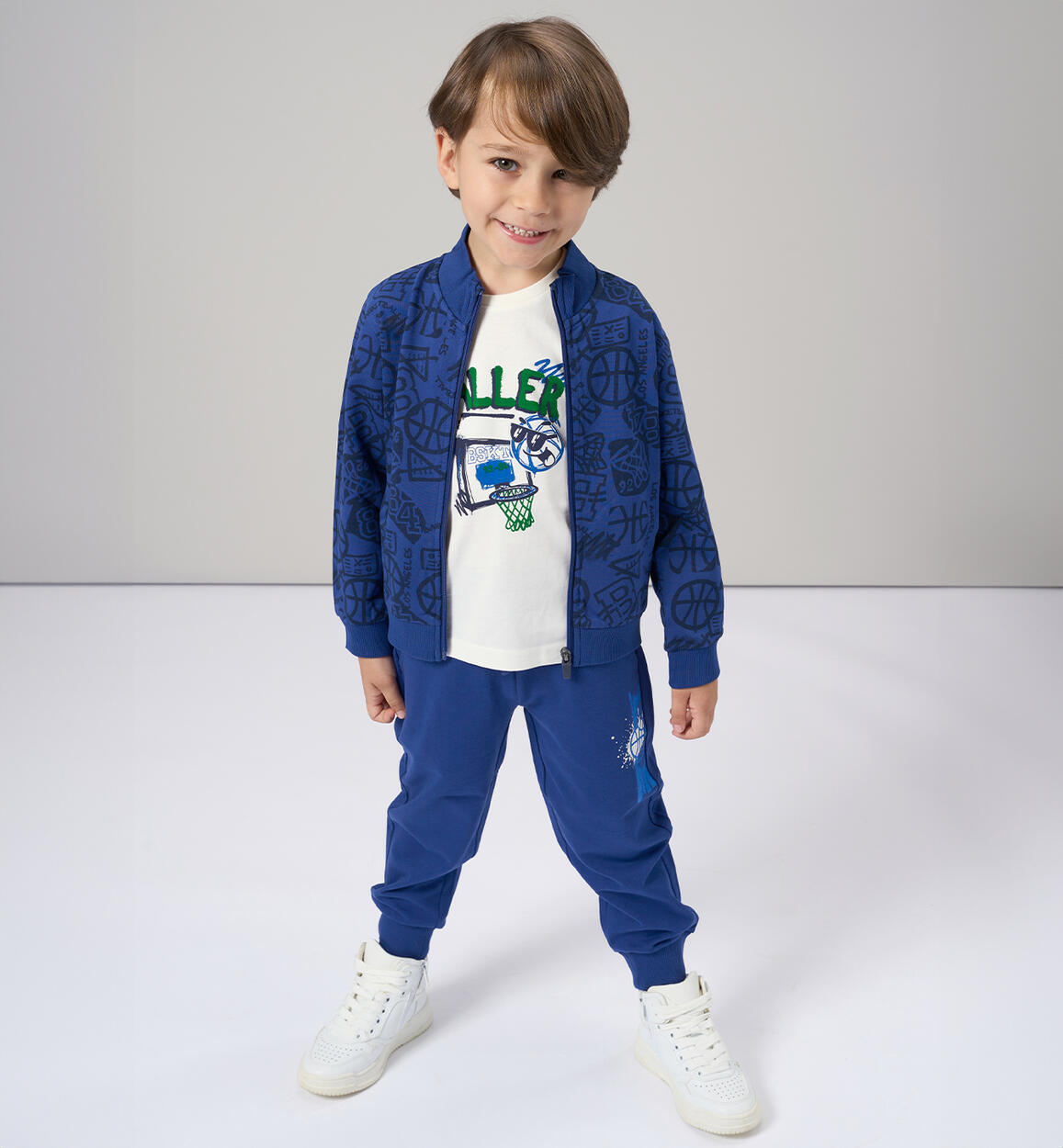 Pantaloni tuta bambino BLU iDO