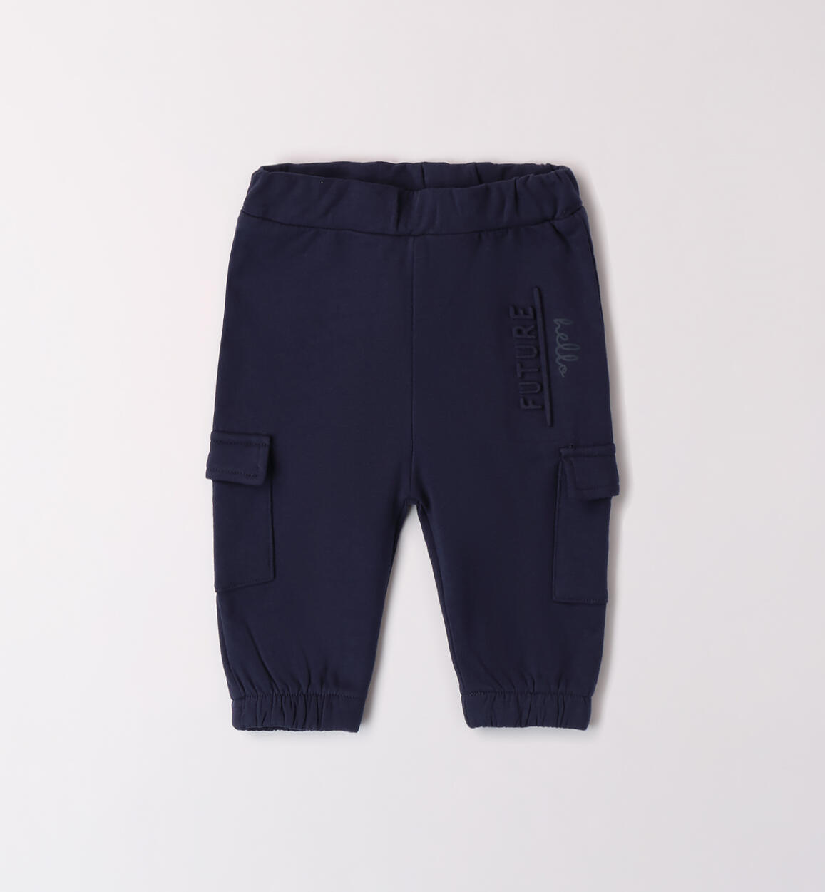 Pantaloni tuta bimbo cotone BLU iDO