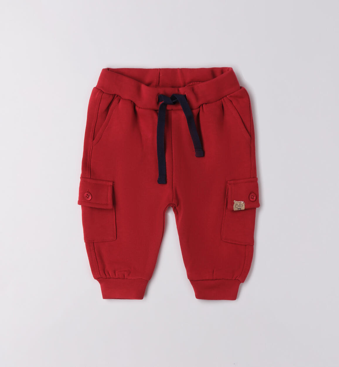 Pantaloni tuta neonato ROSSO iDO