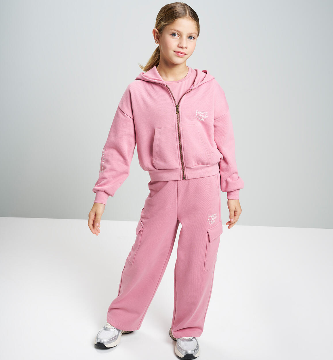Pantaloni tuta ragazza ROSA iDO