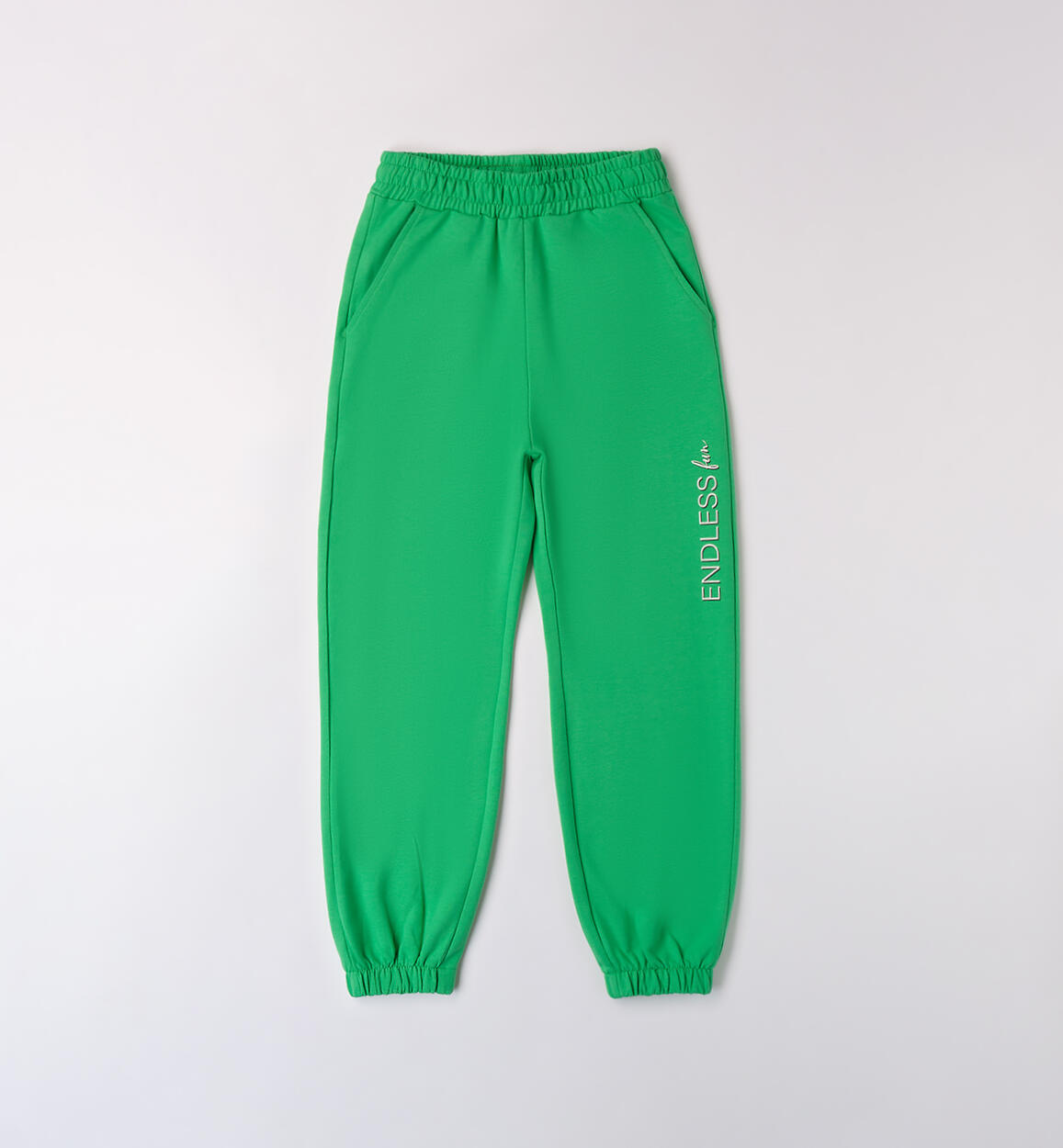 Pantaloni tuta ragazza VERDE iDO