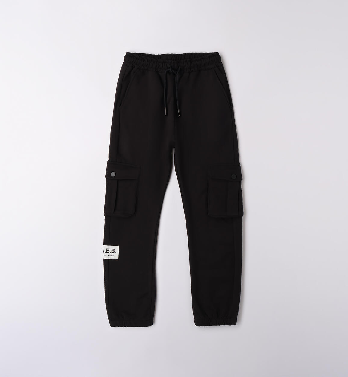 Pantaloni tuta ragazzi NERO iDO