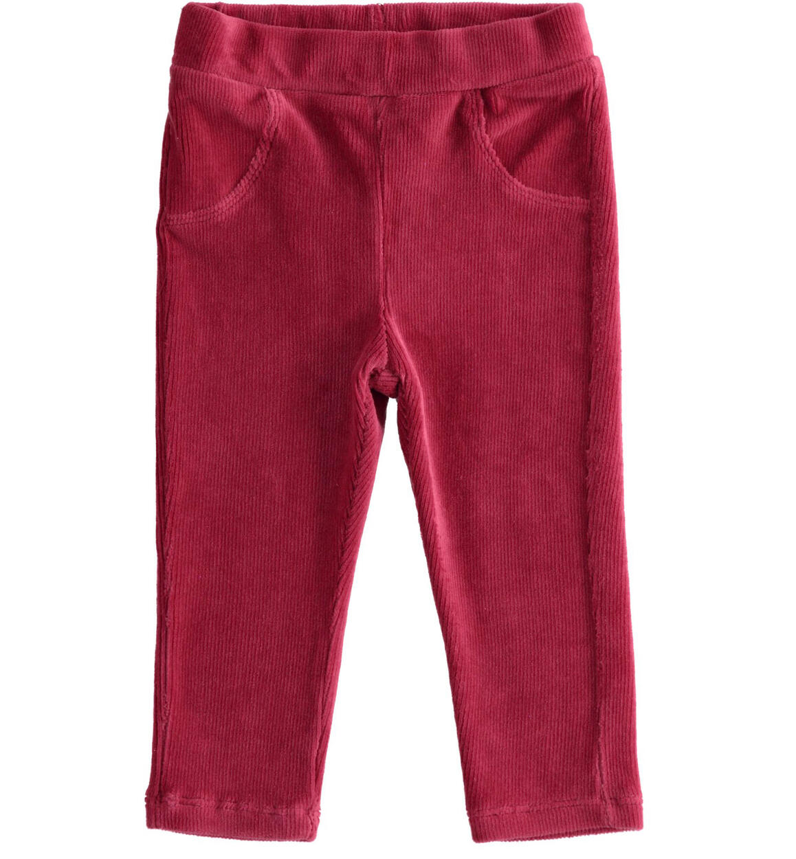 Velvet trousers for girls from 9 months to 8 years iDO PINK iDO