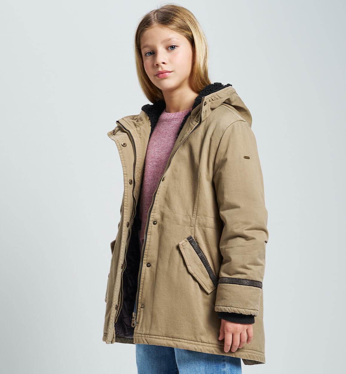 Parka ragazza iDO VERDE iDO