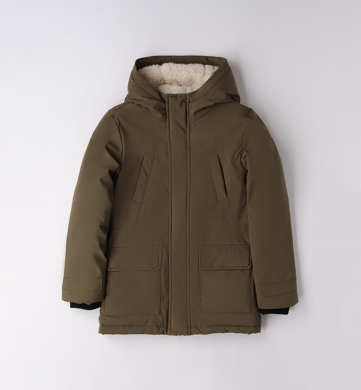 Parka ragazzo iDO VERDE MILITARE-5557 - 2744F38700