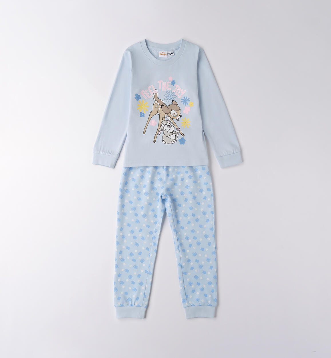 Pigiama Bambi bambina AZZURRO iDO