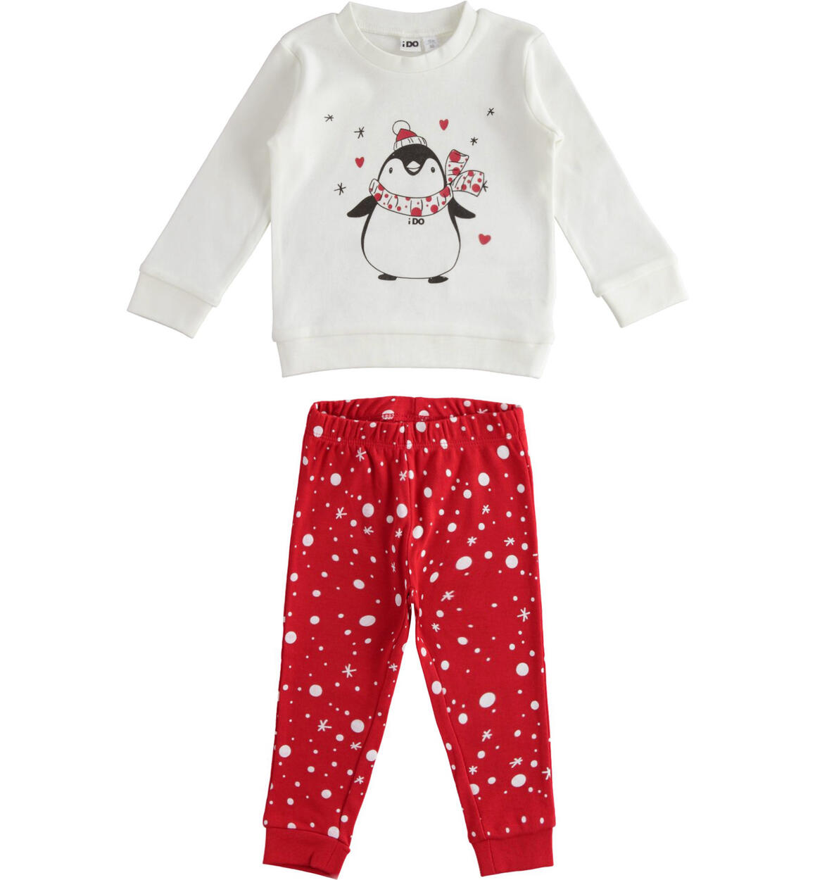Cotton pyjamas for girls from 12 months to 12 years iDO CREAM iDO