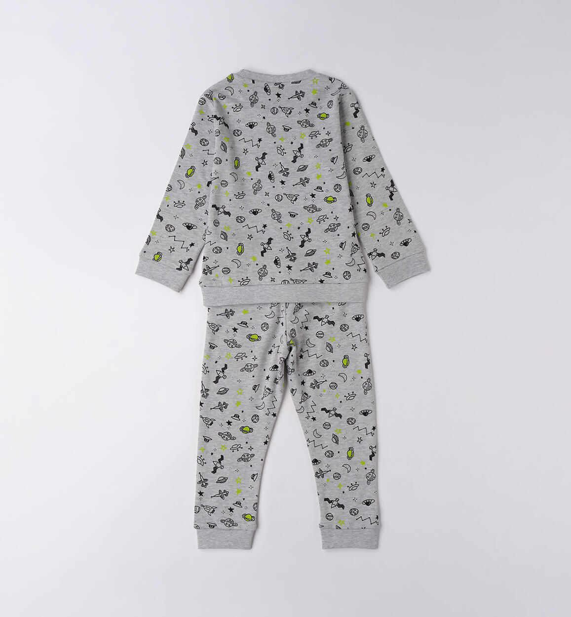 Pigiama da bambino GRIGIO MELANGE-NERO-6BTT - 1024F91700