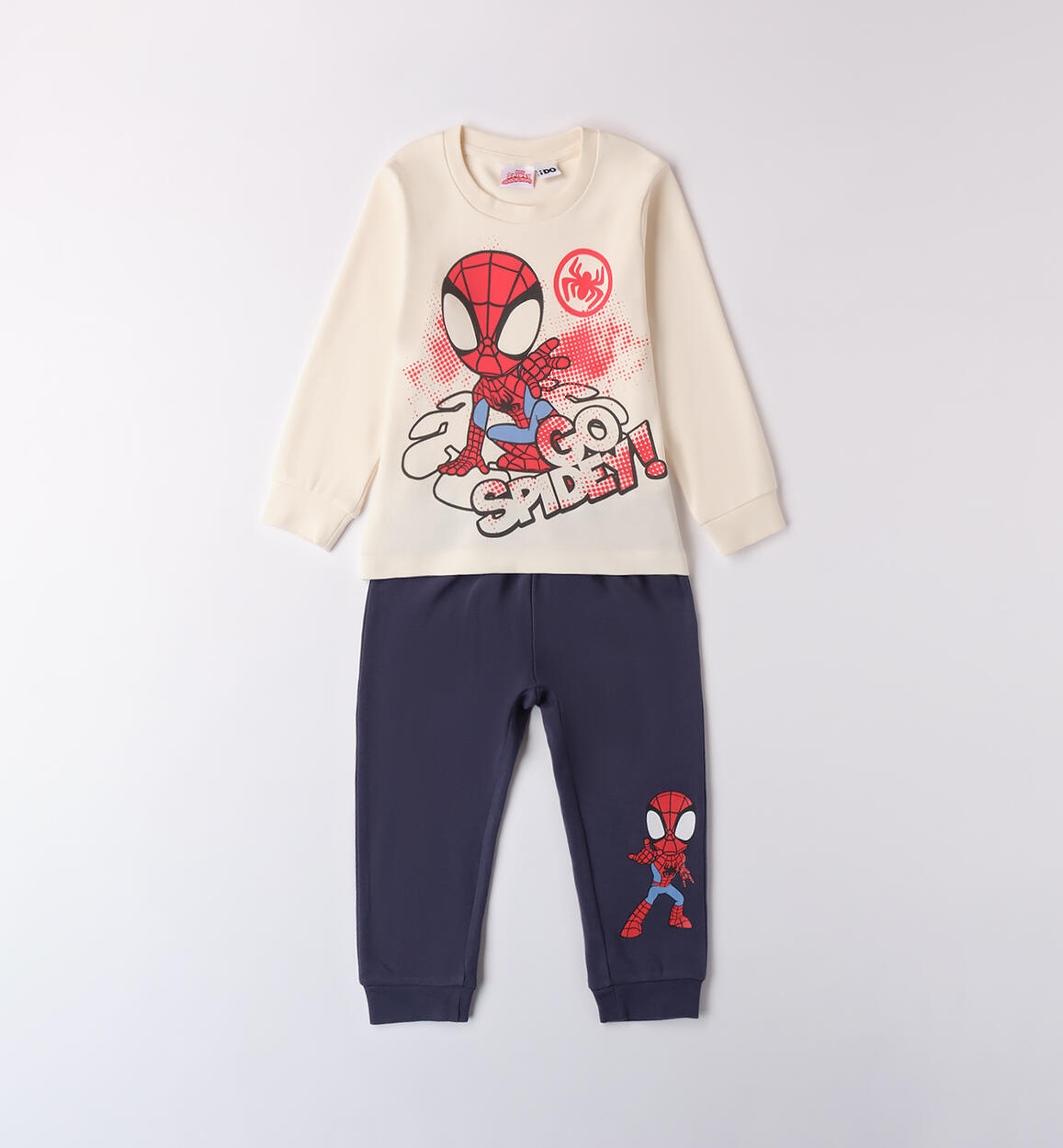 Pigiama Spiderman bambino BIANCO iDO