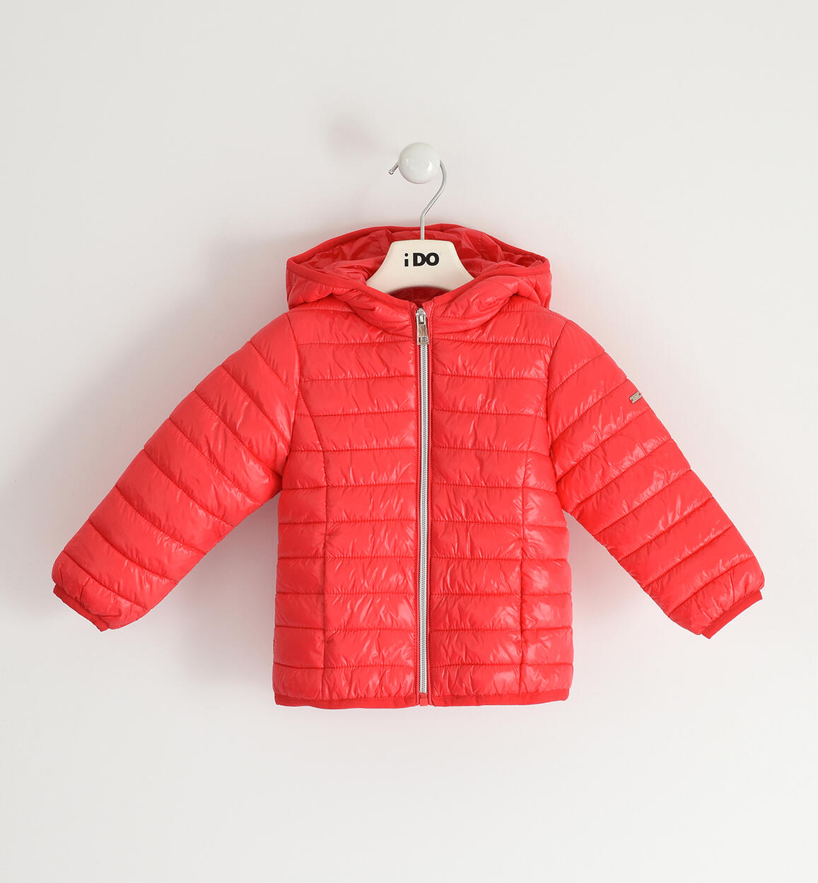 100 grams down jacket for girls from 9 months to 8 years iDO RED iDO