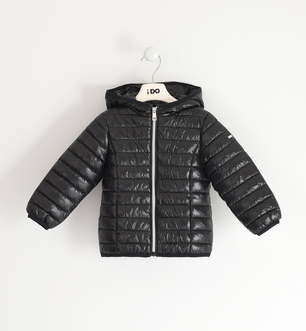 100 grams down jacket for girls from 9 months to 8 years iDO BLACK iDO