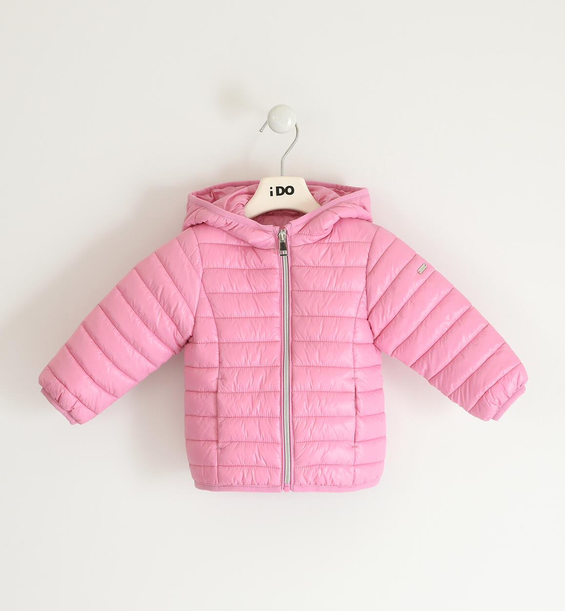 100 grams down jacket for girls from 9 months to 8 years iDO PINK iDO