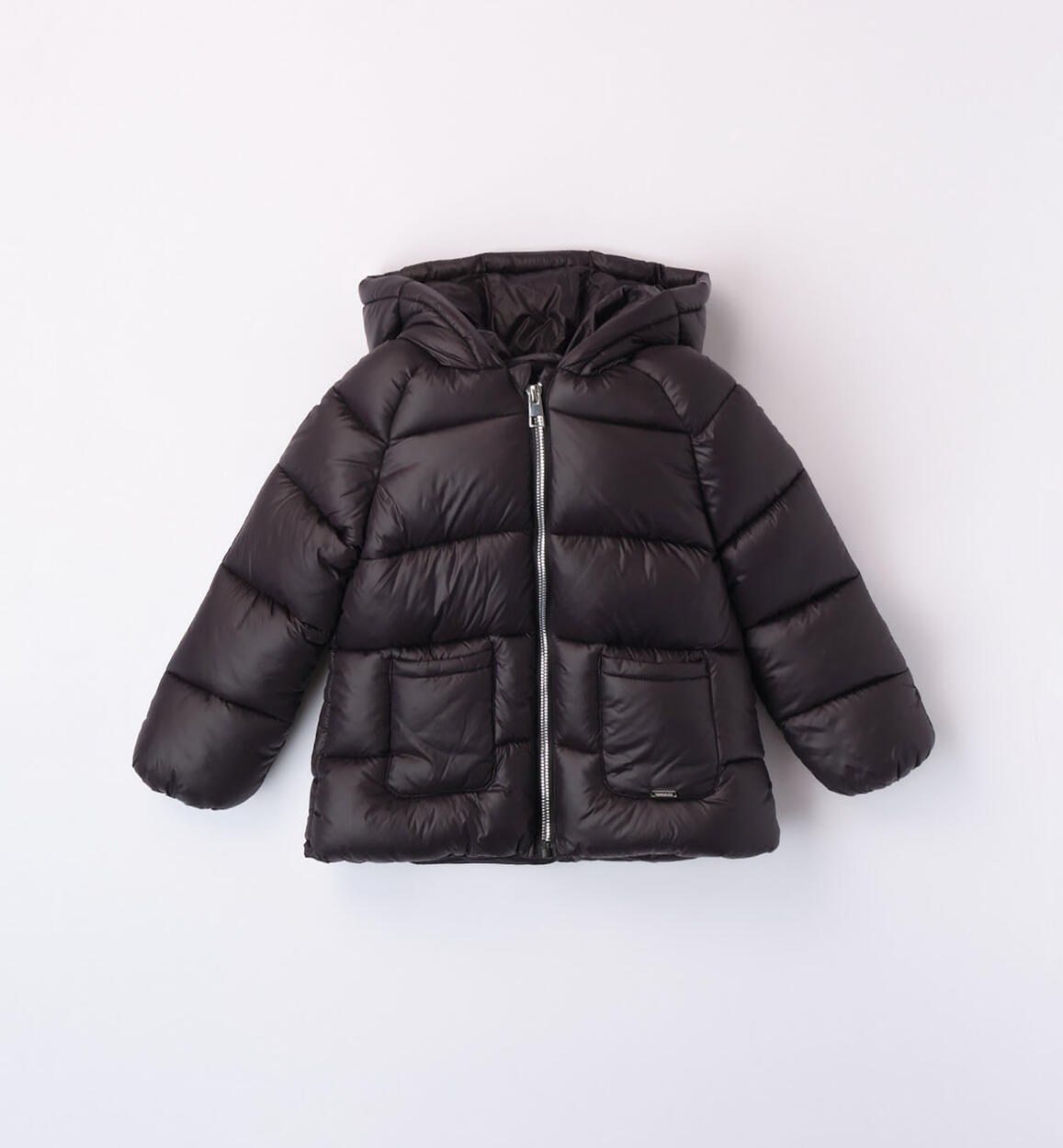 Sarabanda down jacket with pockets for girls from 9 months to 8 years BLACK Sarabanda