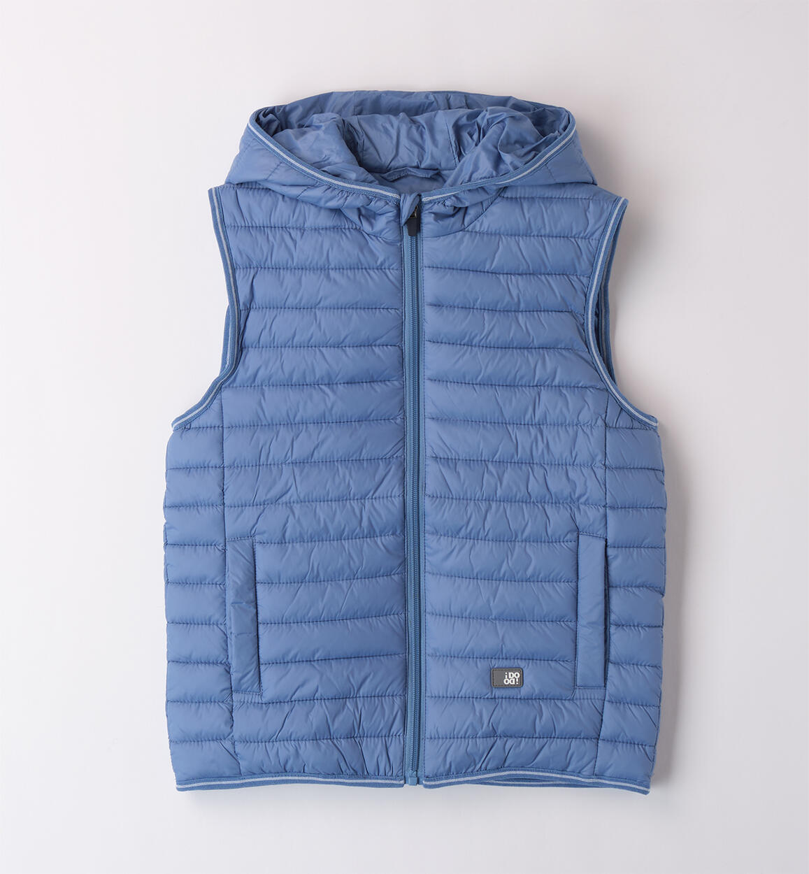 Piumino smanicato per ragazzo BLU iDO