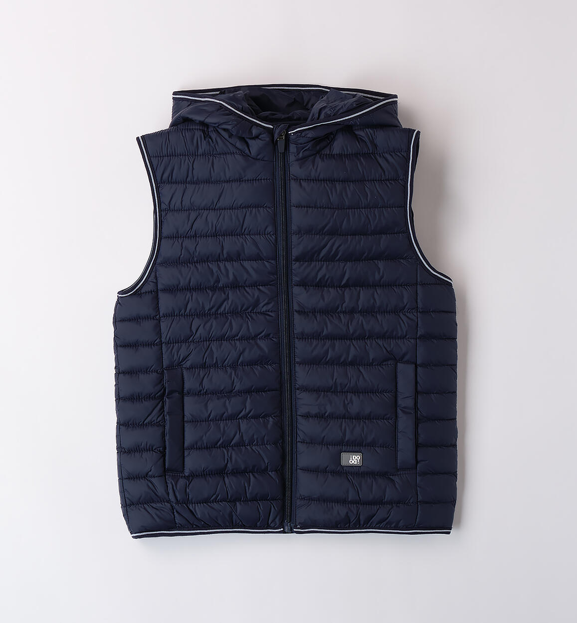 Boys' down gilet BLUE iDO