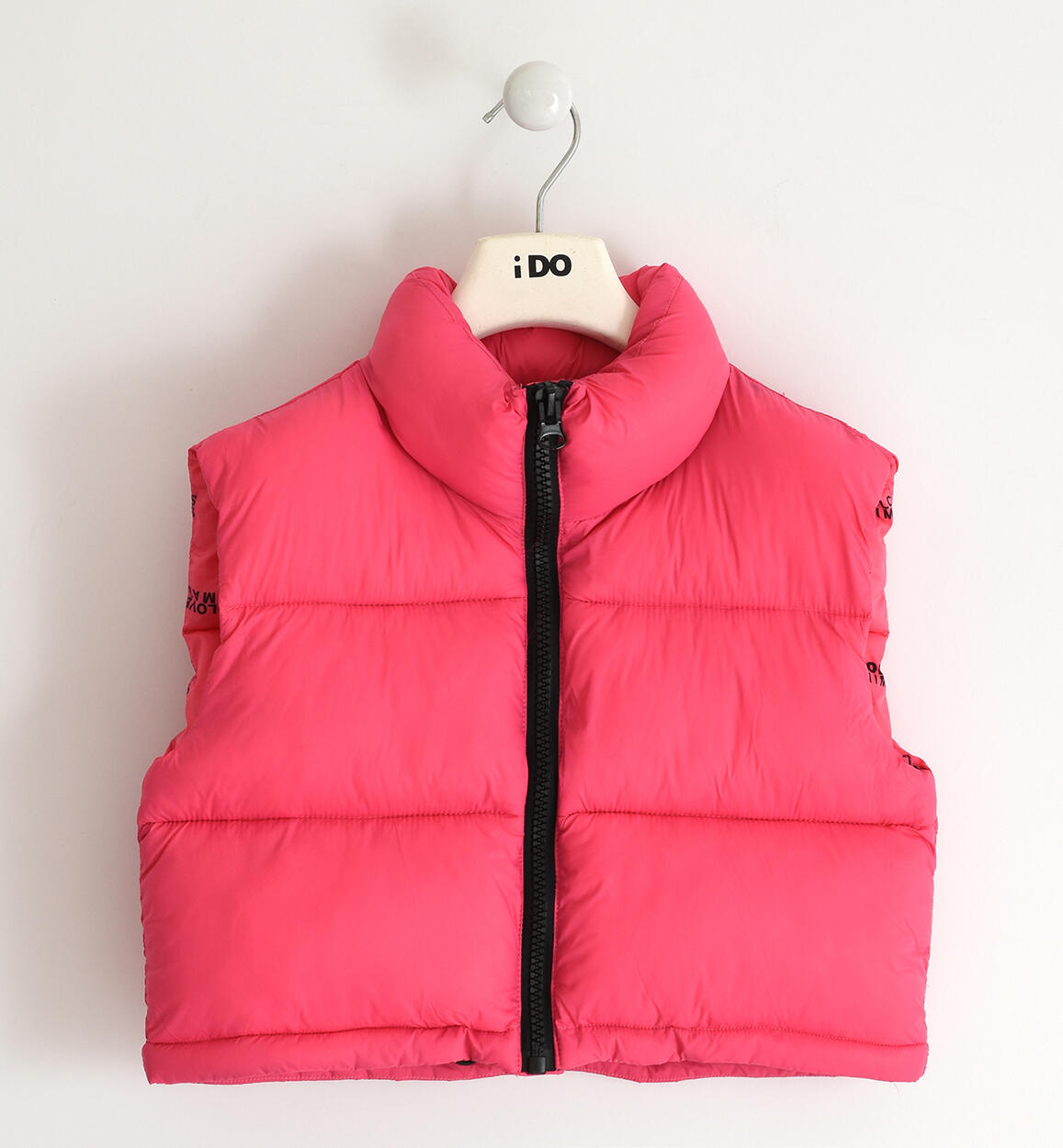 Girl¿s sleeveless down jacket from 8 to 16 years old iDO RED iDO