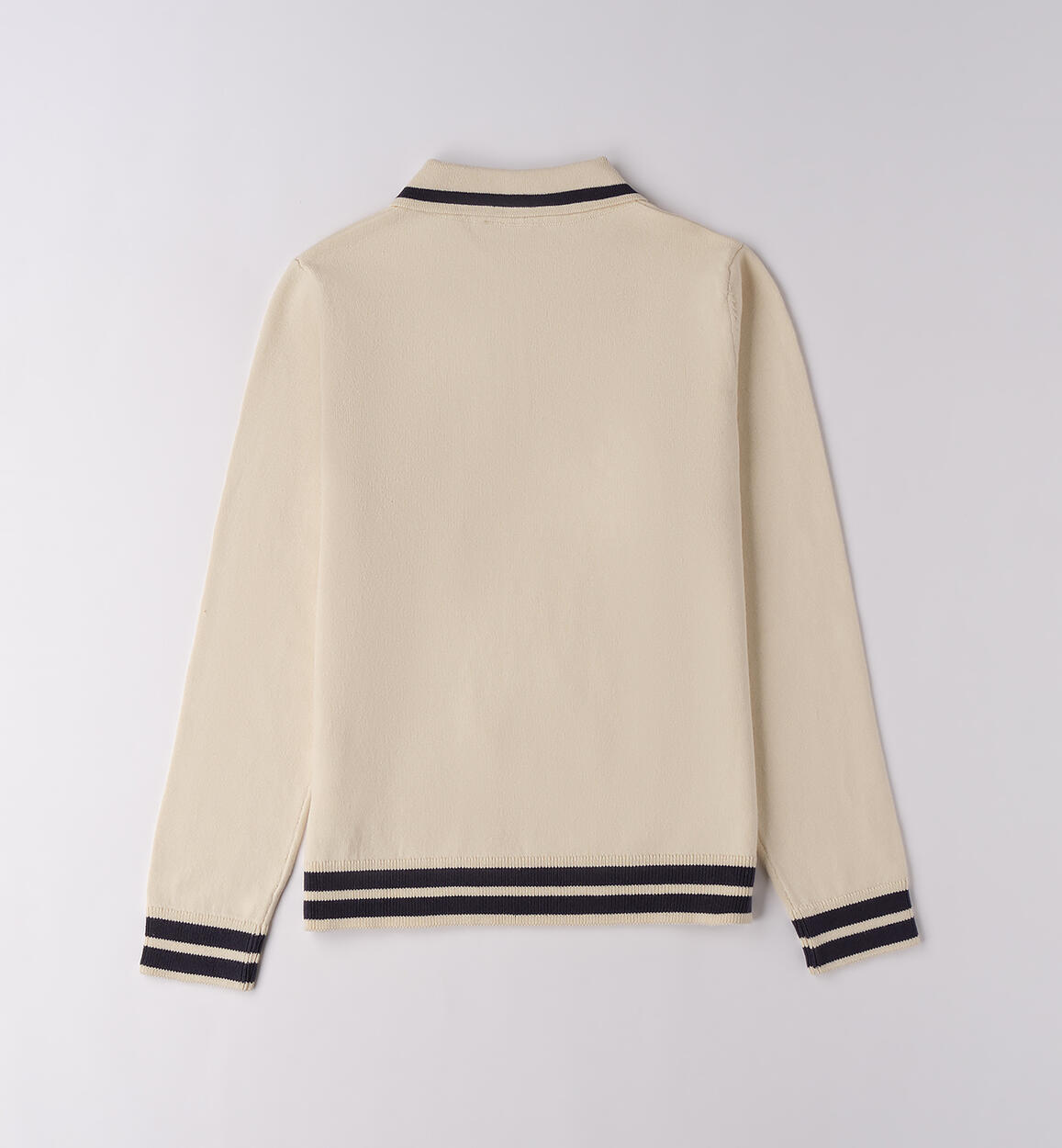 Polo bambino manica lunga ECRU-0124 - 2124F39400