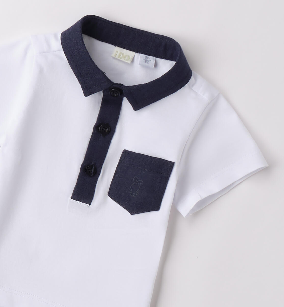 Polo bimbo iDO BIANCO-0113 - 0214B16400