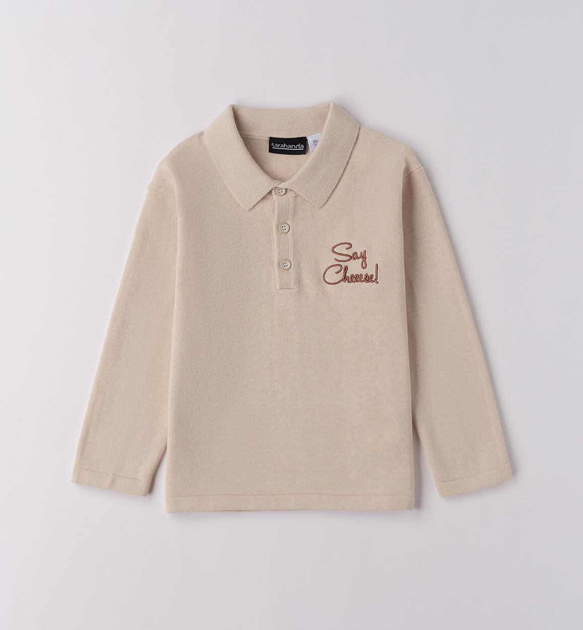 Polo da bambino BEIGE Sarabanda