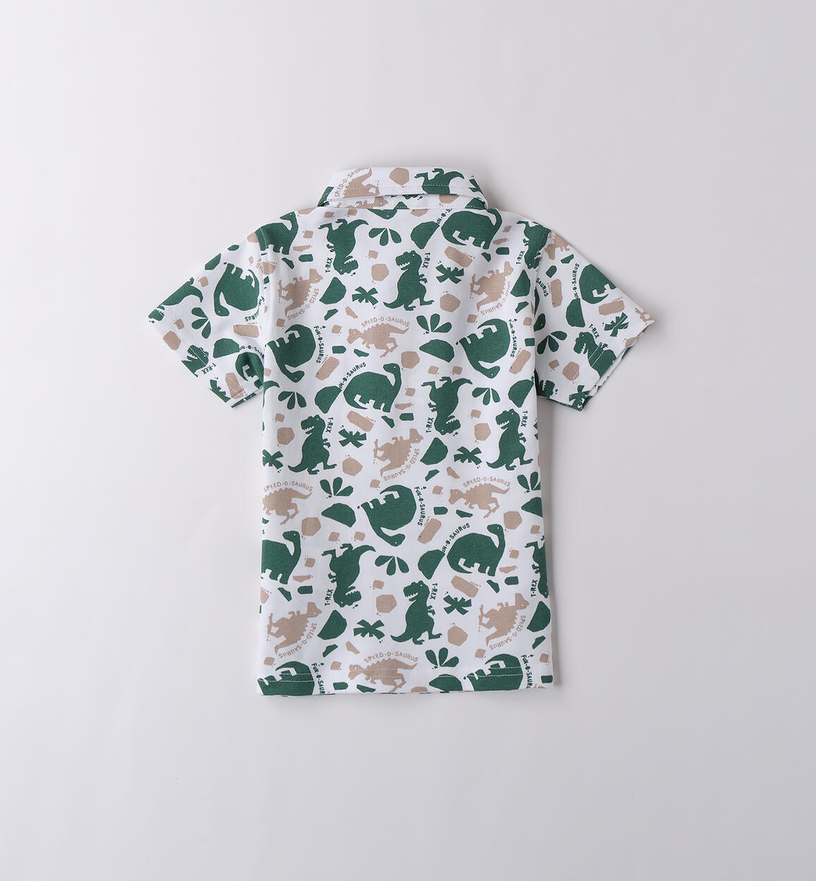 Polo iDO bambino BIANCO-VERDE-6BHG - 1214B45300